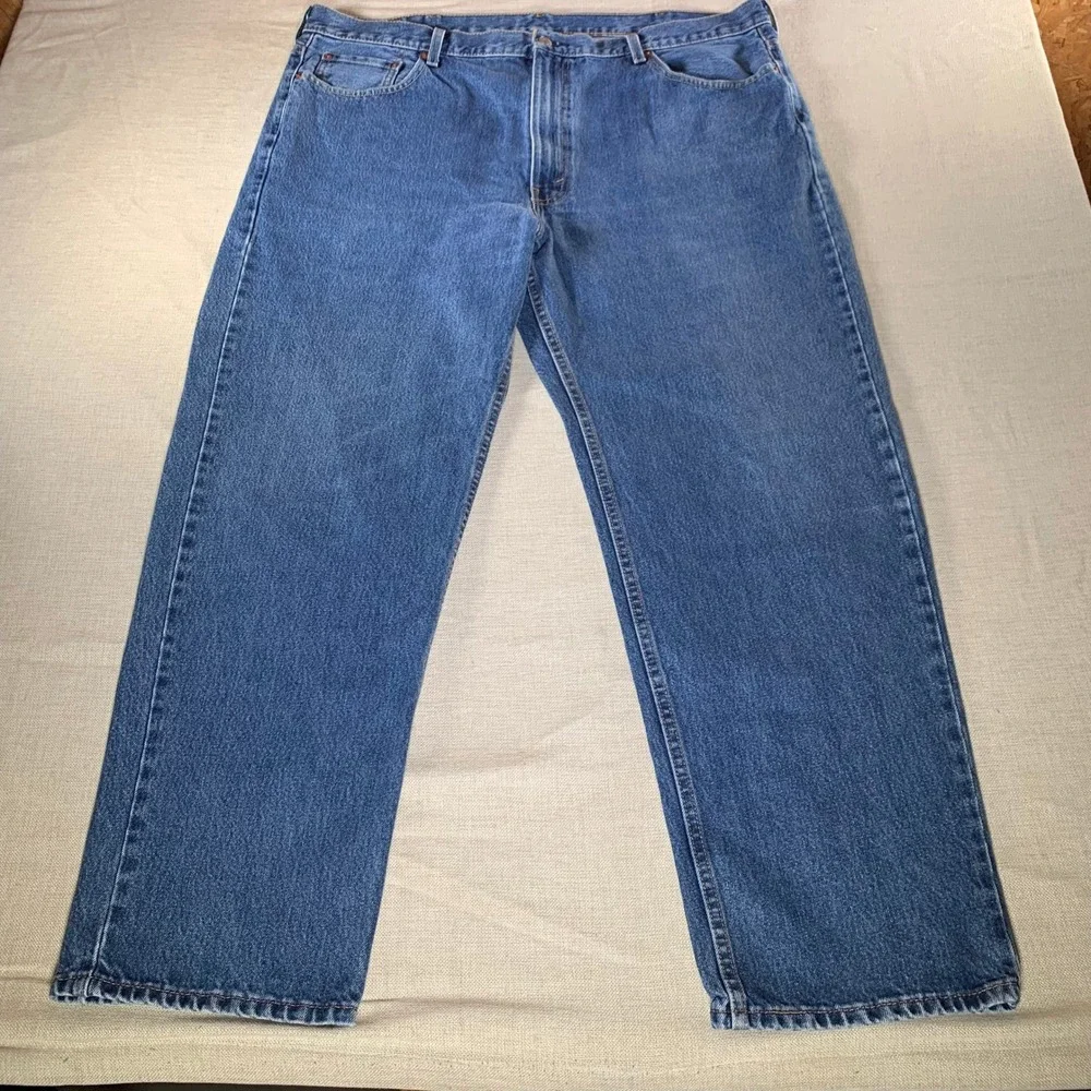 Levis 550 Relaxed Fit Jeans Mens W44‎ L32 Fits 30 Blue Denim